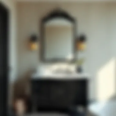 Magnificent Exploring the Elegance of a Black Bathroom Vanity with Single Sink Magnificent Exploring the Elegance of a Black Bathroom Vanity with Single Sink