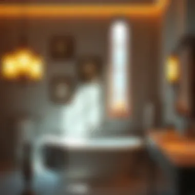 Magnificent Illuminating the Experience: Bathroom Lighting Over the Tub Magnificent Illuminating the Experience: Bathroom Lighting Over the Tub