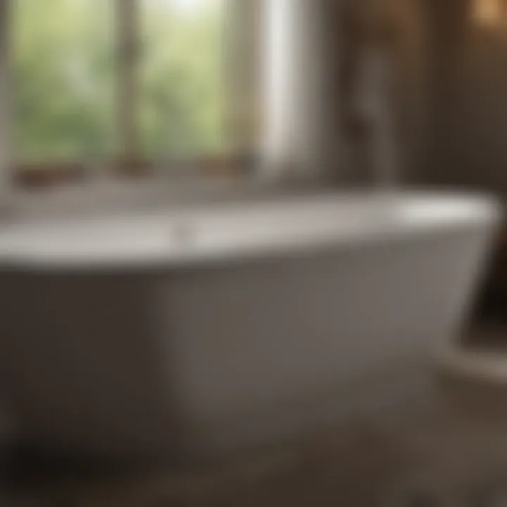 Diverse materials used in American bathtubs