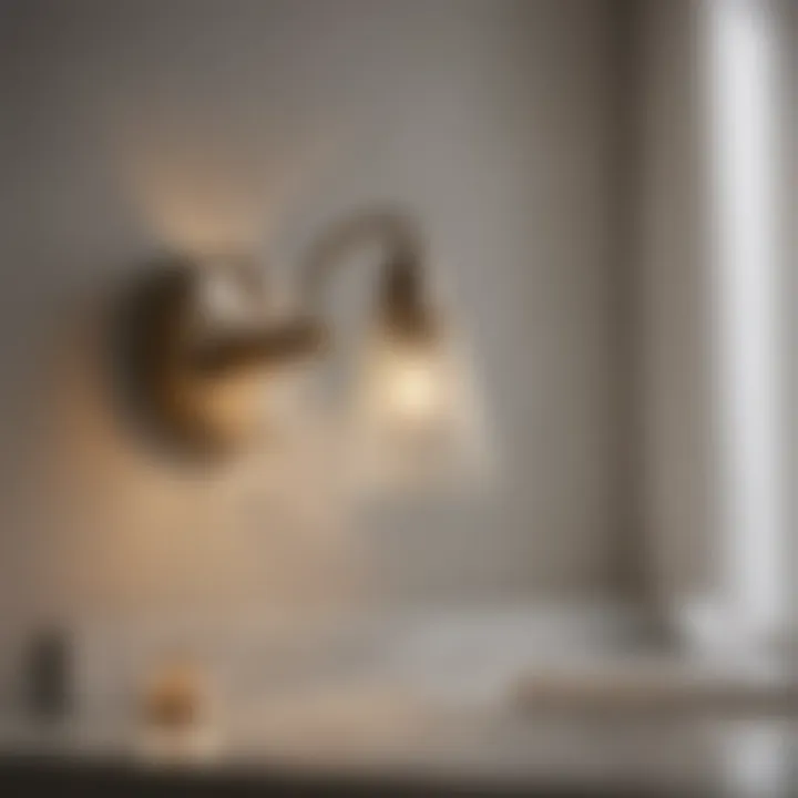 Close-up view of the Artika vanity light features and finishes