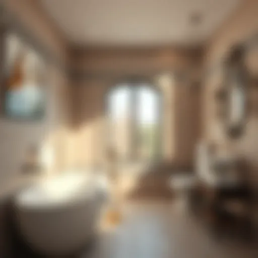 Craftsmanship in Bathroom Tiles Luxurious bathroom tiles showcasing craftsmanship