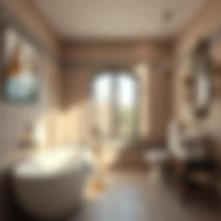 Craftsmanship in Bathroom Tiles Luxurious bathroom tiles showcasing craftsmanship