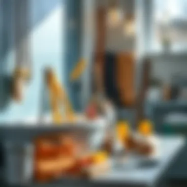 Renovation Tools for Bathroom Makeover Renovation tools arranged neatly for a bathroom makeover