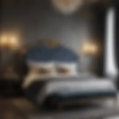 Luxurious Bedroom Decor Luxurious bedroom with artistic decor and accessories
