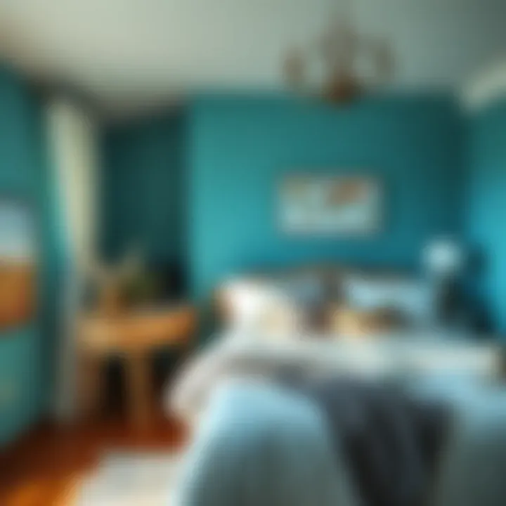 Inviting bedroom decor with coastal-inspired accessories