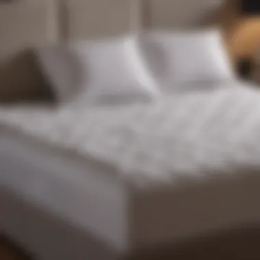 Heated Mattress Pad on a Bed Heated mattress pad on a bed