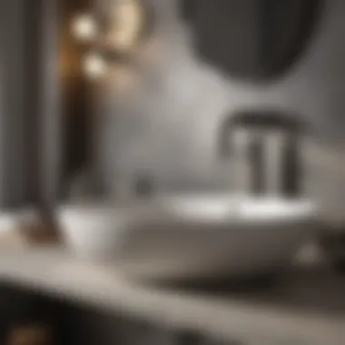 Variety of sink materials including ceramic, porcelain, and stone