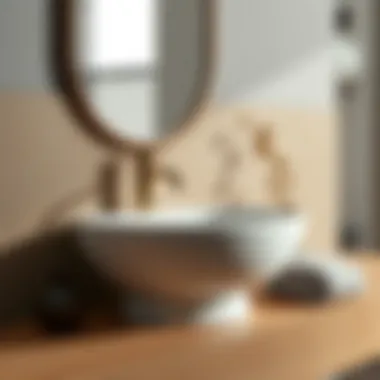 Elegant ceramic bathroom basin showcasing modern design