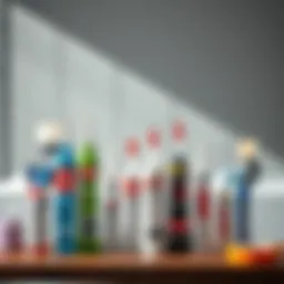 Different types of caulk displayed in tubes