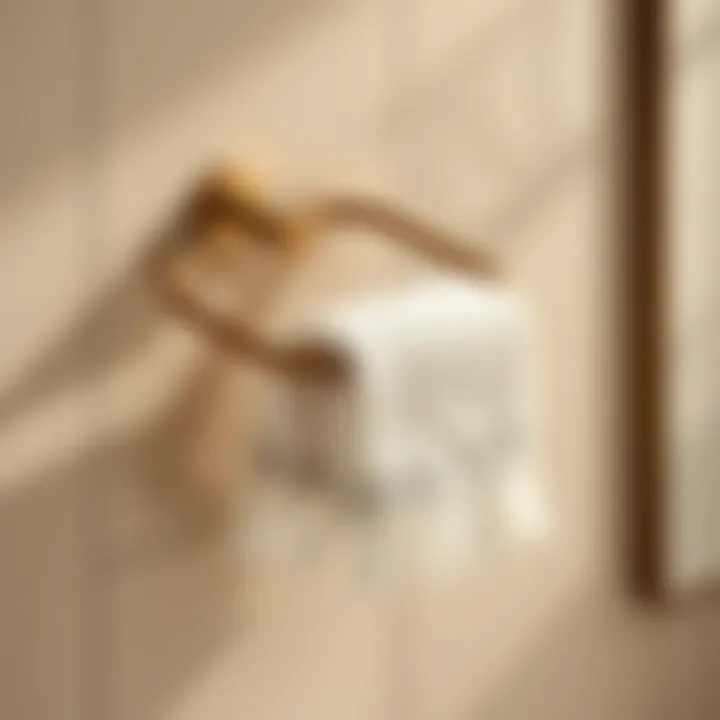 Innovative towel holder design