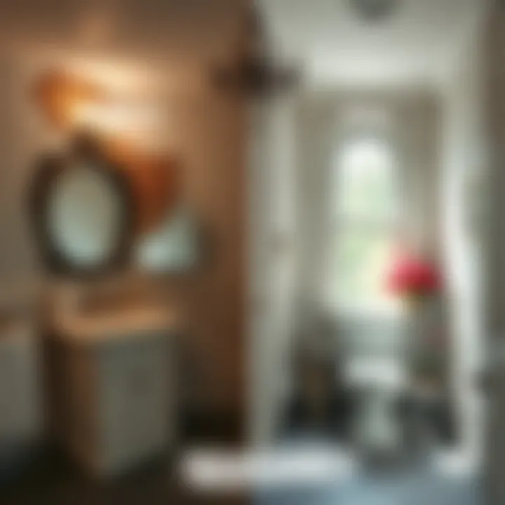 Before and after mold removal transformation