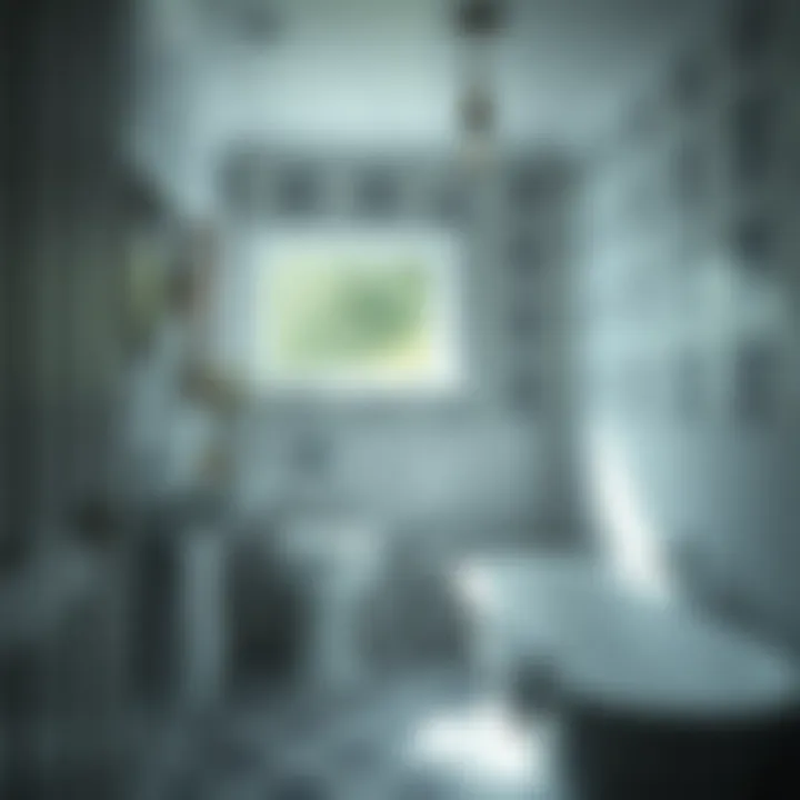 Well-ventilated bathroom to prevent mold