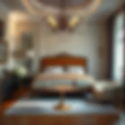 Elegant bedroom design with harmonious color scheme