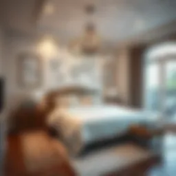 Blueprints of a bedroom addition project