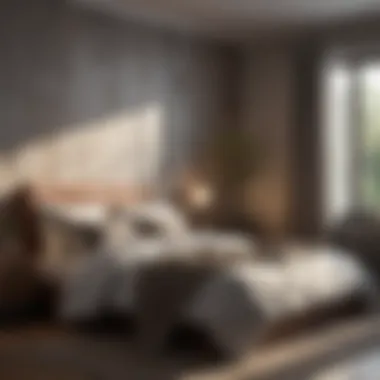 Cozy Bedroom with Handmade Decor Cozy and inviting bedroom with handmade decor elements