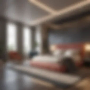Innovative Bedroom Layout Innovative bedroom layout maximizing space and aesthetics
