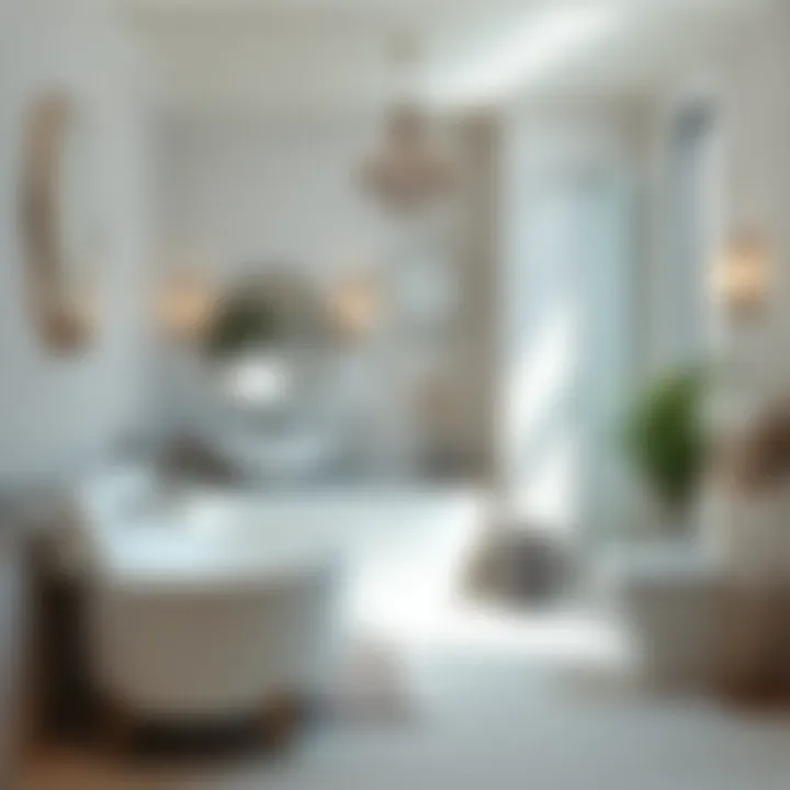 Customizable elements in a pre-manufactured bathroom highlighting various design options