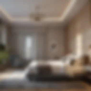 Streamlined Serenity: The Ideal Bedroom A beautifully organized bedroom with minimal decor