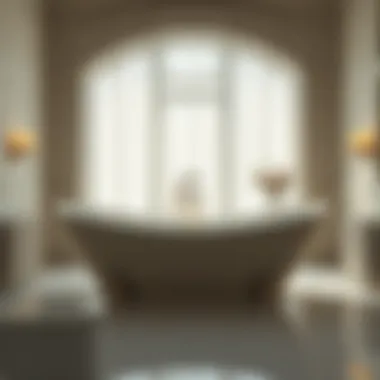 Ergonomically designed bathtub with comfortable features