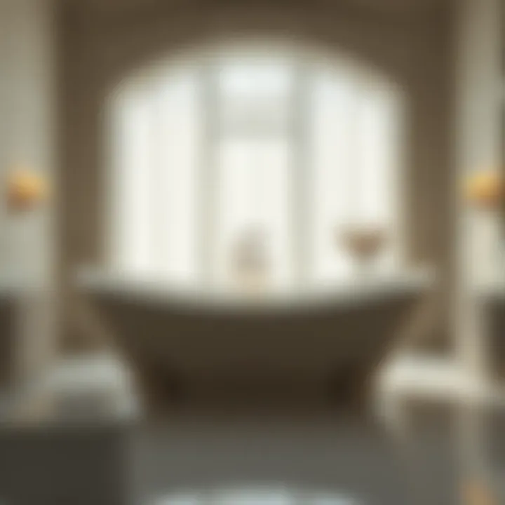 Ergonomically designed bathtub with comfortable features