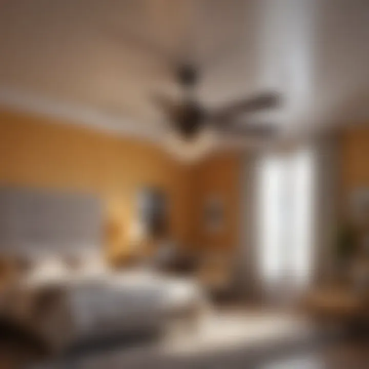 Airflow flowchart for bedroom ceiling fans