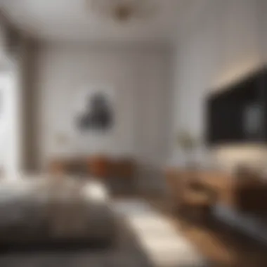 Stylish Guest Room Design Stylish guest room with multifunctional furniture