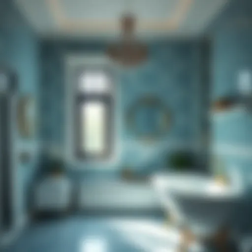 Bright and clean bathroom environment with fresh air