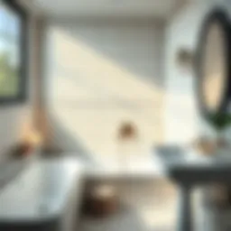 Sparkling clean bathroom tiles free from stains