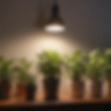 Efficiency Comparison of Grow Lights Comparison chart showing efficiency and advantages of various grow lights