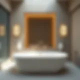 Minimalist Elegance in Bathtub Design Elegant modern bathtub design showcasing minimalist aesthetics