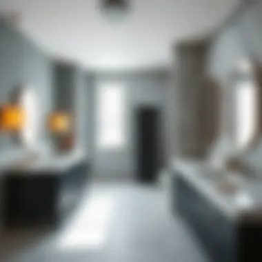 A variety of Corian colors and textures for bathroom surfaces