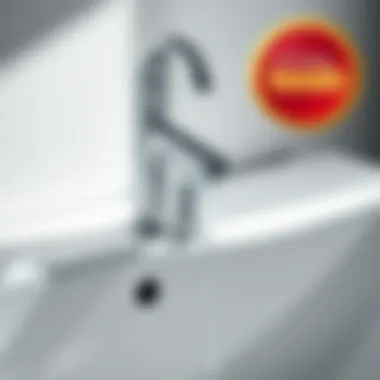 Installation of a lift-and-turn sink stopper