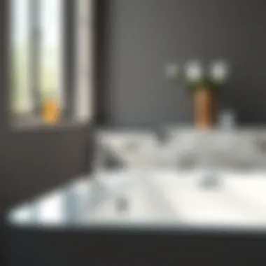 A sleek modern bathtub spout design