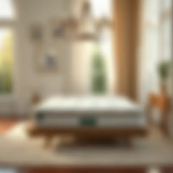 Infographic illustrating materials used in Casper mattresses