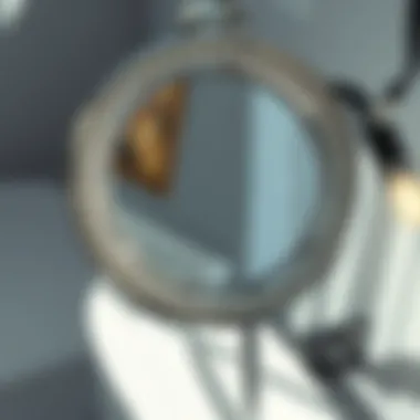 Close-up of chrome edges showcasing craftsmanship