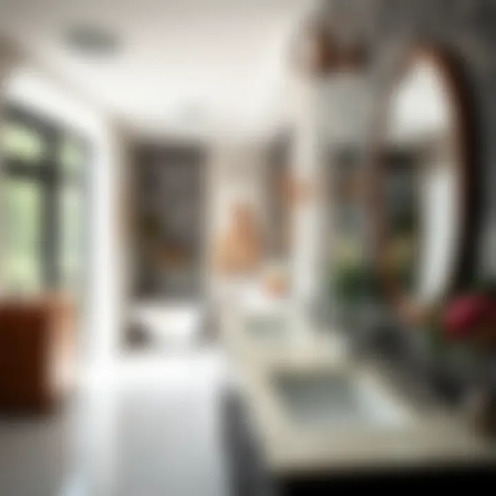 Stylish vanities and sinks available at a nearby bathroom store