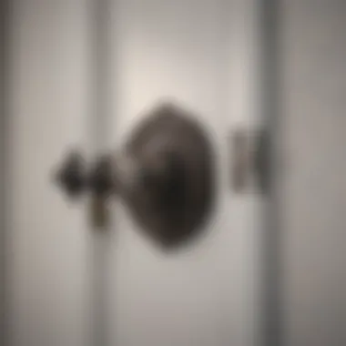 Installation of a secure lock on a bedroom door