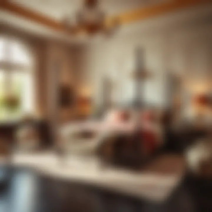 Luxurious Regency furniture set arranged in a stylish bedroom.