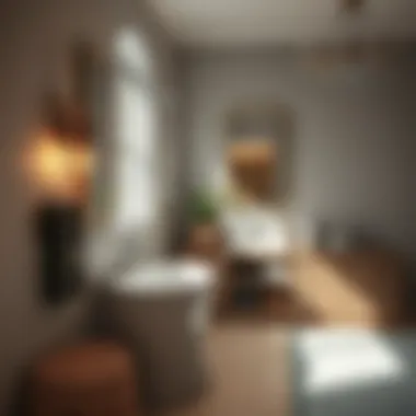 Trends in bathroom accessory design showcased in a modern context