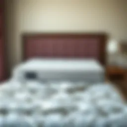 Illustration of a single mattress perfectly fitting a fold-up bed.