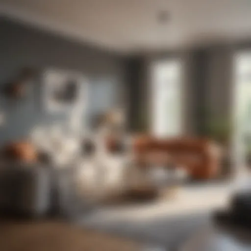 Modern two-bedroom apartment layout showcasing space efficiency