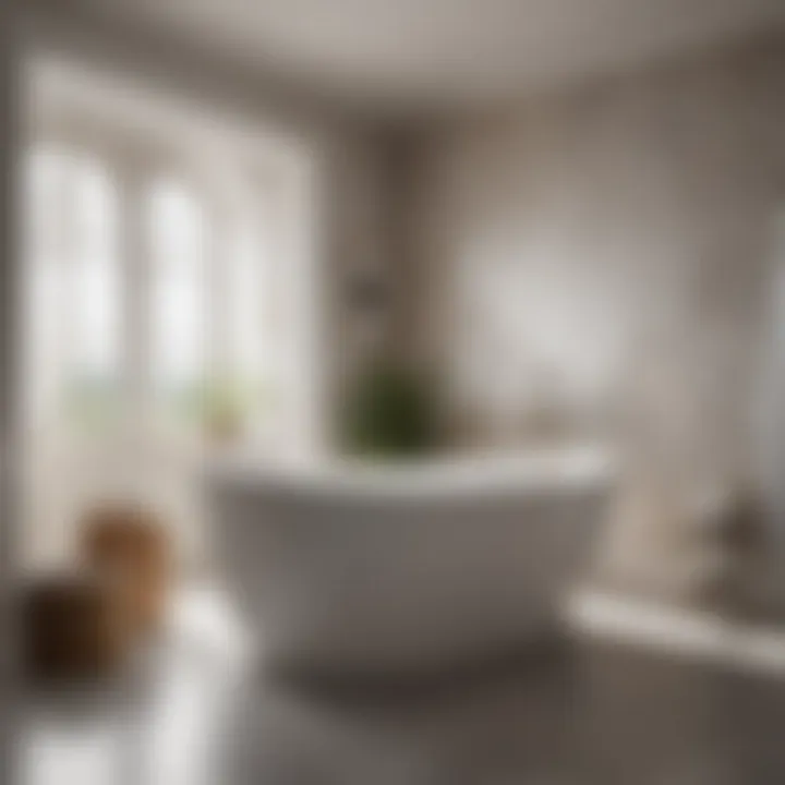 A variety of materials used in freestanding walk-in bathtubs