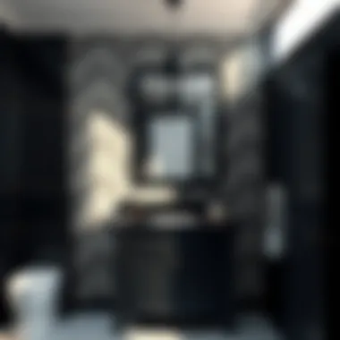 Notable Exploring the Elegance of a Black Bathroom Vanity with Single Sink Notable Exploring the Elegance of a Black Bathroom Vanity with Single Sink