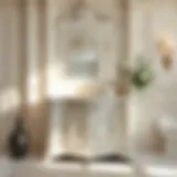 Stunning white Victorian bathroom vanity showcasing intricate carvings and elegant design.