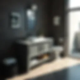 Exploring the Gray Bathroom Vanity with Vessel Sink: A Design Perspective Introduction