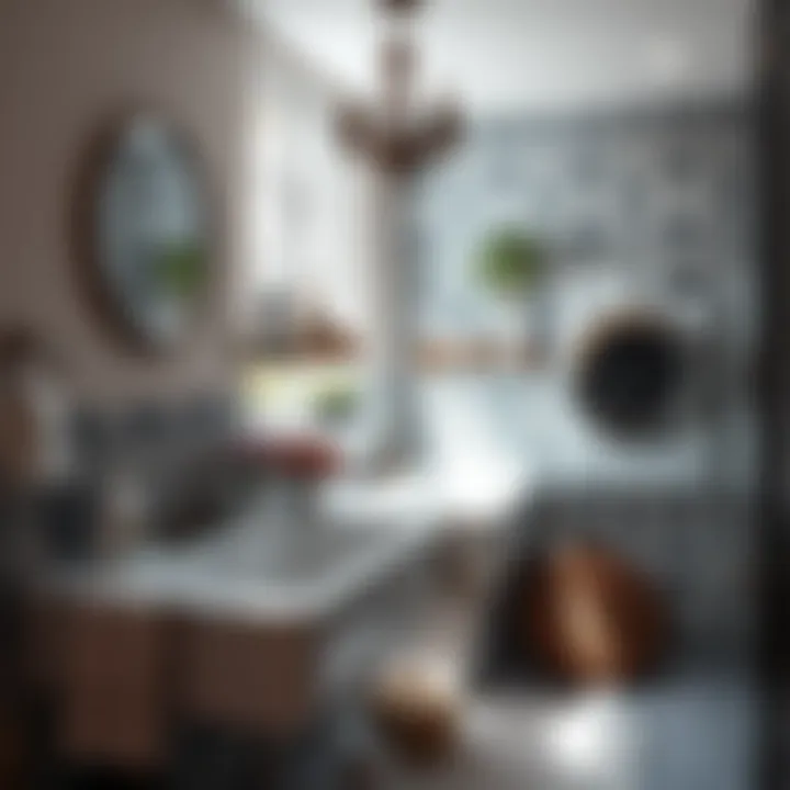 Maintenance tips displayed visually for keeping laundry sinks in prime condition