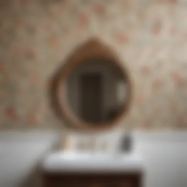 Collage of various vintage wallpaper styles