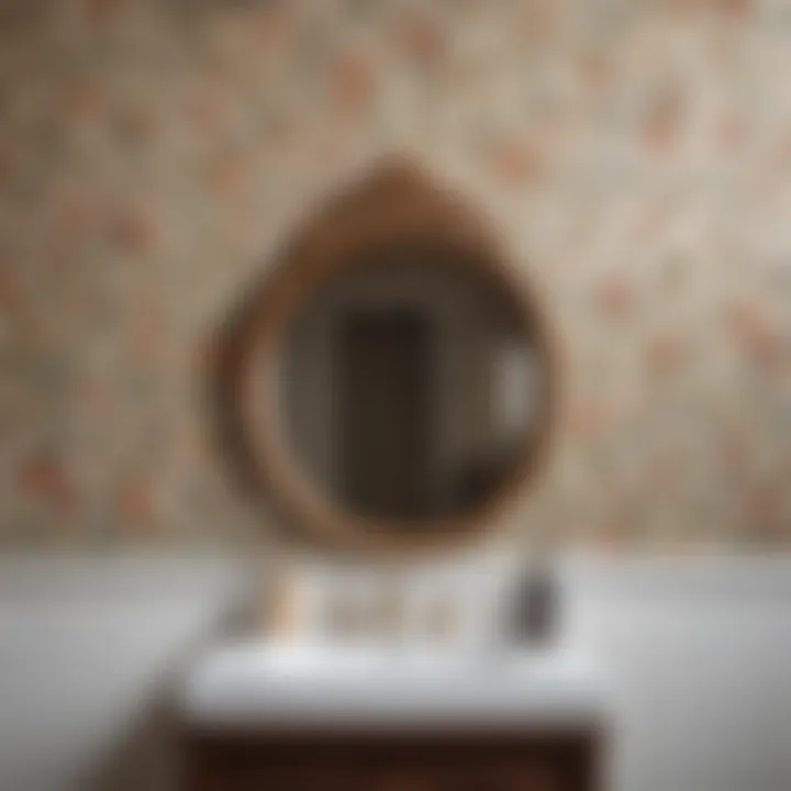 Collage of various vintage wallpaper styles