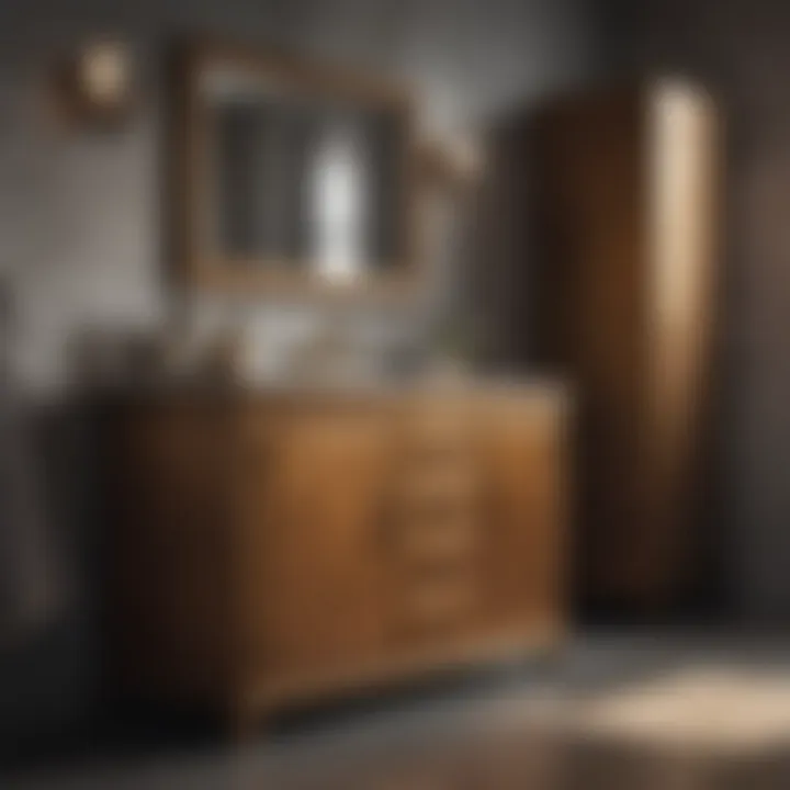 Collection of various vintage metal bathroom cabinets showcasing design variations
