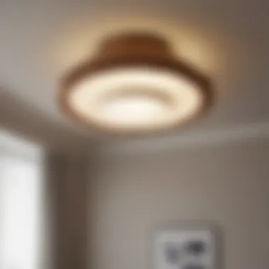 Energy-efficient ceiling light with playful design